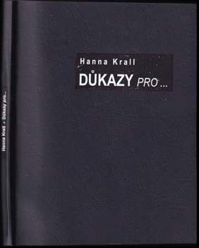 Důkazy pro--