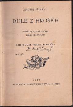 Ondřej Přikryl: Dule z hroške