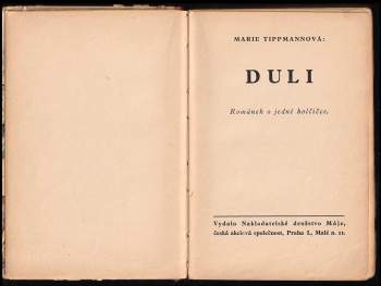 Marie Tippmannová: Duli