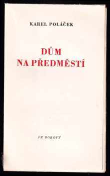 Karel Poláček: Dům na předměstí