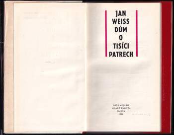 Jan Weiss: Dům o tisíci patrech