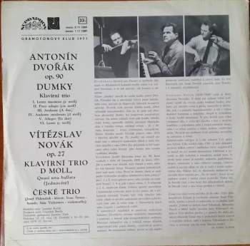 Antonín Dvořák: Dumky Pro Klavírní Trio / Klavírní Trio D Moll "Quasi Una Ballata"