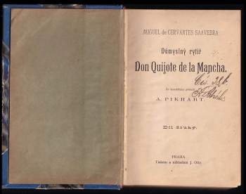 Jaroslav Vrchlický: Důmyslný rytíř Don Quijote de la Mancha