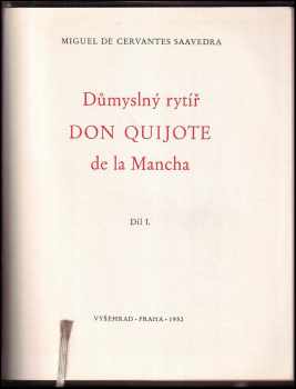 Miguel de Cervantes Saavedra: Důmyslný rytíř Don Quijote de la Mancha