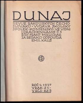 Emil Kališ: Dunaj, ročník 4