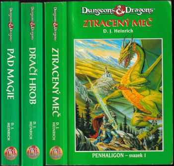 Dungeons & Dragons - Penhaligon KOMPLET, 1. - 3. díl : Ztracený meč + Dračí hrob + Pád magie
