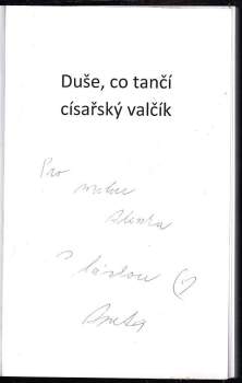 Aneta Schauerová: Duše, co tančí císařský valčík