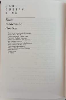 Carl Gustav Jung: Duše moderního člověka