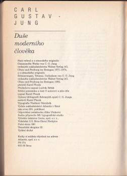 Carl Gustav Jung: Duše moderního člověka