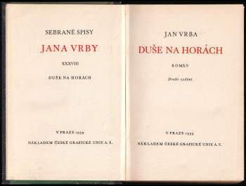 Jan Vrba: Duše na horách