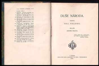 H Fielding: Duše národa