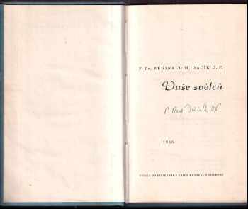 Reginald Maria Dacík: Duše světců