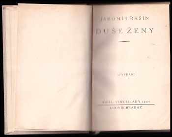 Jaromír Rašín: Duše ženy