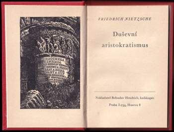Friedrich Nietzsche: Duševní aristokratismus