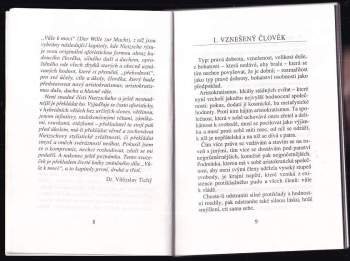 Friedrich Nietzsche: Duševní aristokratismus