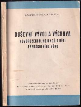 Duševní vývoj a výchova novorozenců, kojenců a dětí předškolního věku