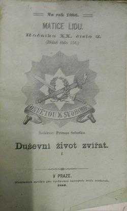 Duševní život zvířat