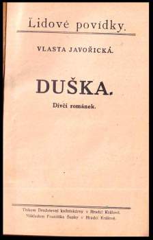 Vlasta Javořická: Duška