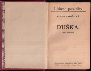 Vlasta Javořická: Duška