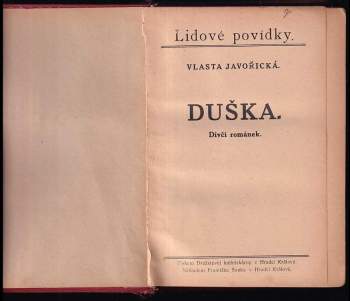 Vlasta Javořická: Duška