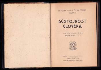 S. J Mitraton: Důstojnost člověka