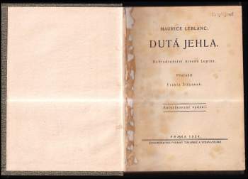 Maurice Leblanc: Dutá jehla