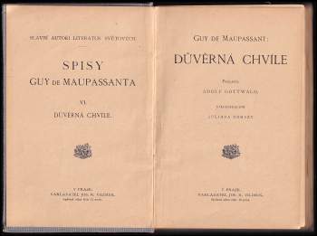 Guy de Maupassant: Důvěrná chvíle