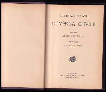 Guy de Maupassant: Důvěrná chvíle