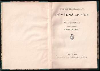 Guy de Maupassant: Důvěrná chvíle