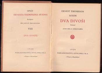Ernest Thompson Seton: Dva divoši