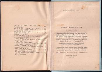 Ernest Thompson Seton: Dva divoši