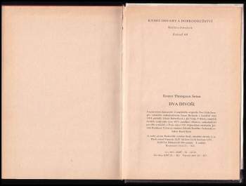 Ernest Thompson Seton: Dva divoši