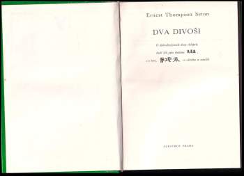 Ernest Thompson Seton: Dva divoši