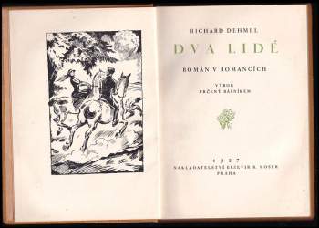 Richard Dehmel: Dva lidé