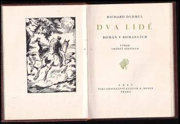 Richard Dehmel: Dva lidé