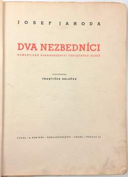 Josef Jahoda: Dva nezbedníci