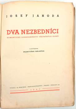 Josef Jahoda: Dva nezbedníci