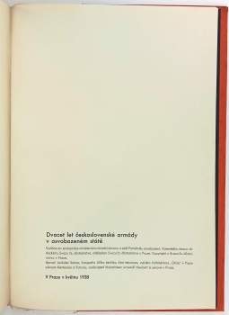 Jiří Jeníček: Dvacet let československé armády v osvobozeném státě