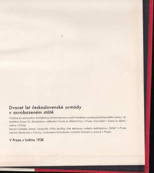 Jiří Jeníček: Dvacet let československé armády v osvobozeném státě