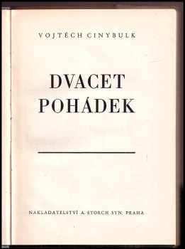 Vojtěch Cinybulk: Dvacet pohádek