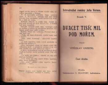 Jules Verne: Dvacet tisíc mil pod mořem I + II - KOMPLET