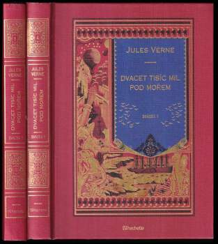 Jules Verne: Dvacet tisíc mil pod mořem - svazek 1 a 2 - KOMPLET