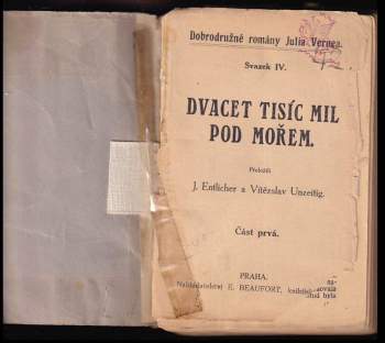 Jules Verne: Dvacet tisíc mil pod mořem I.