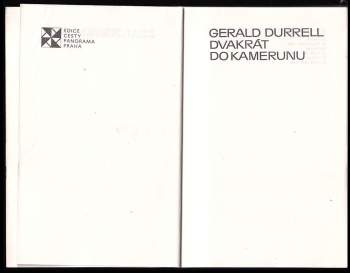 Gerald Malcolm Durrell: Dvakrát do Kamerunu