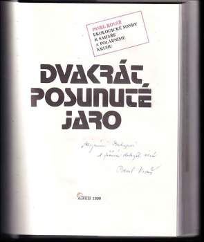 Pavel Kovář: Dvakrát posunuté jaro