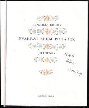 František Hrubín: Dvakrát sedm pohádek