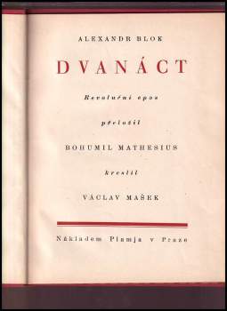 Aleksandr Aleksandrovič Blok: Dvanáct