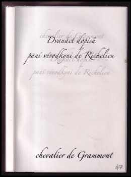 Dvanáct dopisů paní vévodkyni de Richelieu