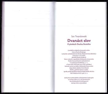 Jan Twardowski: Dvanáct slov