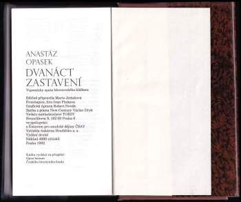 Anastáz Opasek: Dvanáct zastavení